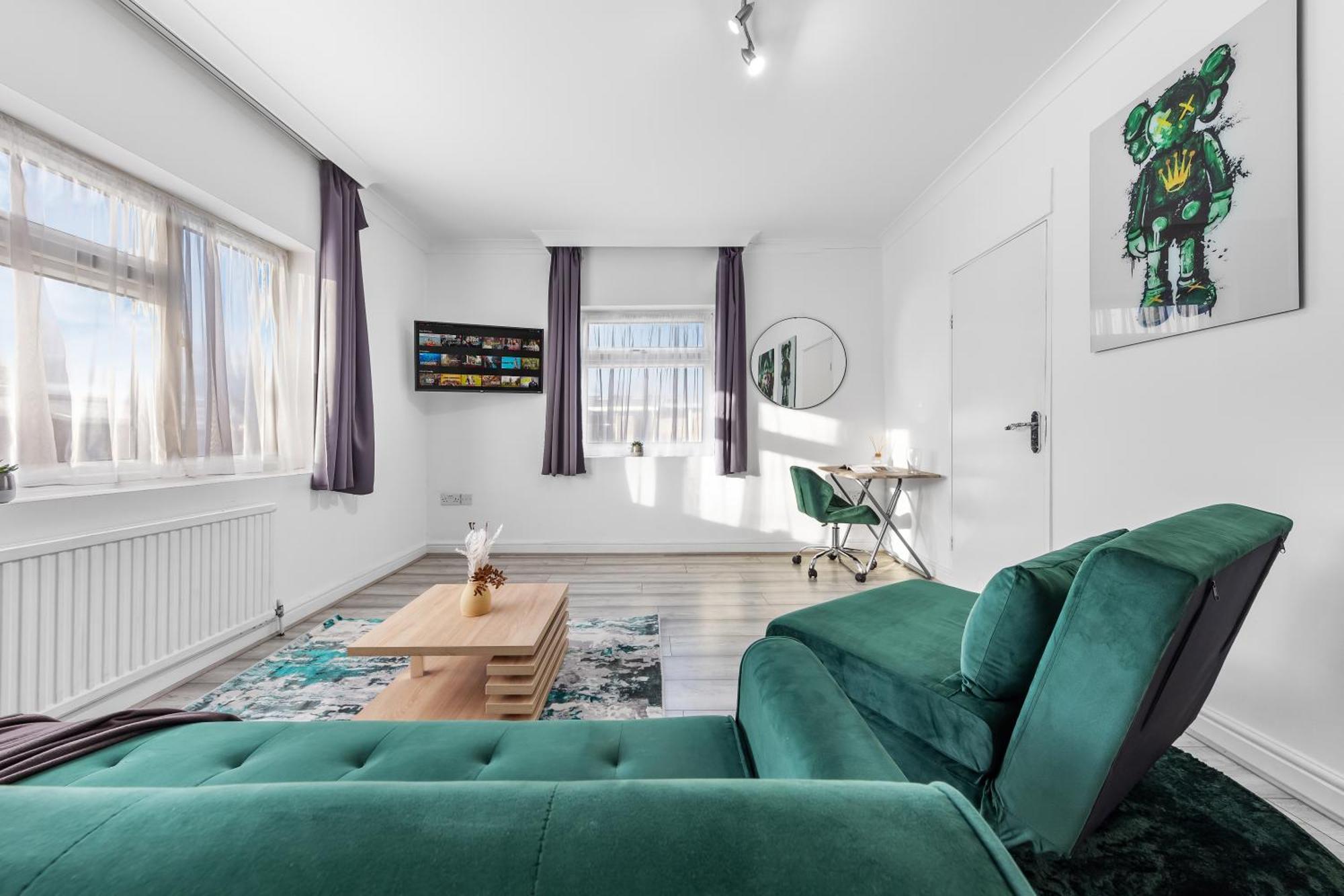 Green Hype - 10 Mins To Stadium - Sleeps 8 Λονδίνο Εξωτερικό φωτογραφία